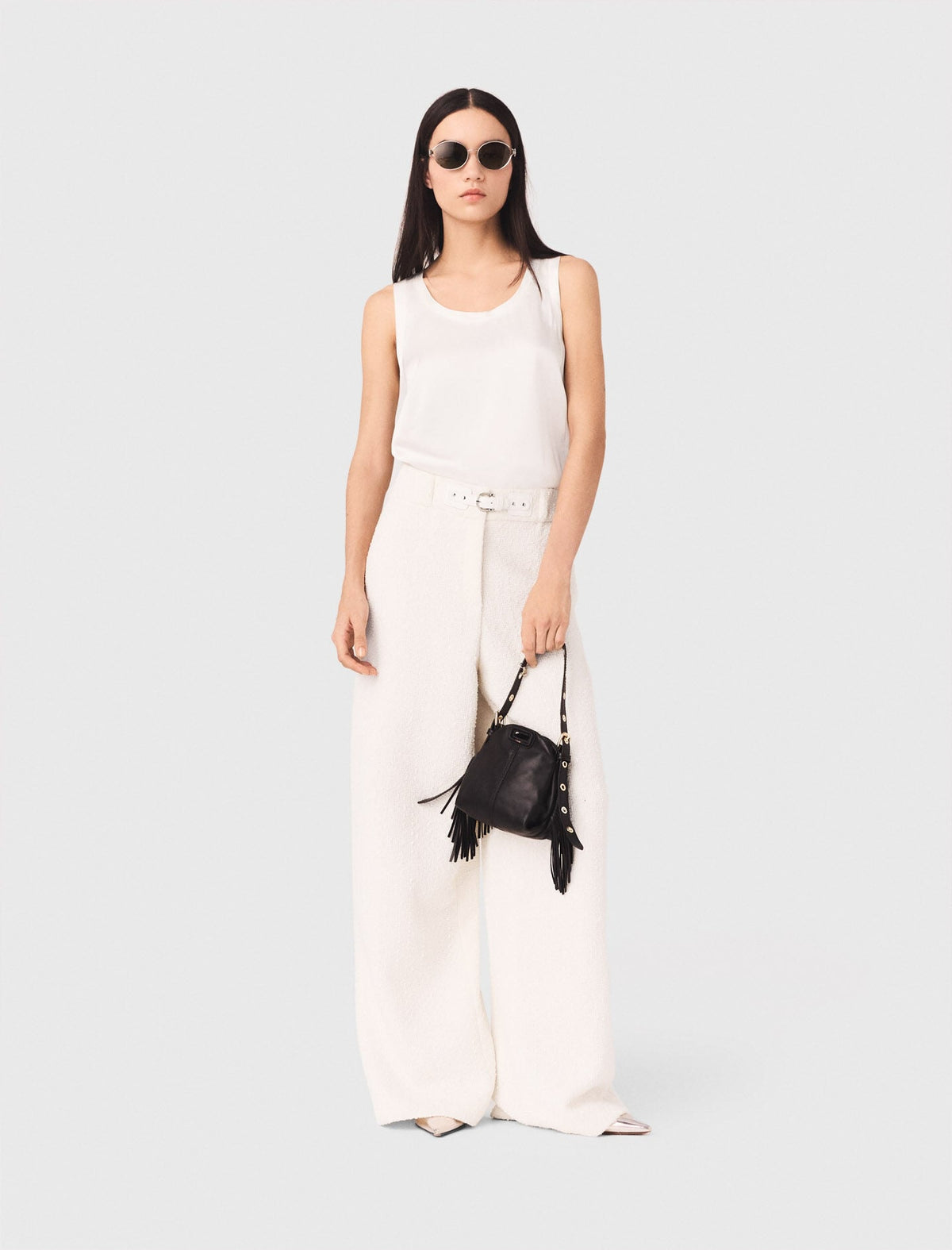 Silk tank top | Maje
