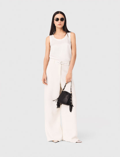 Silk tank top | Maje