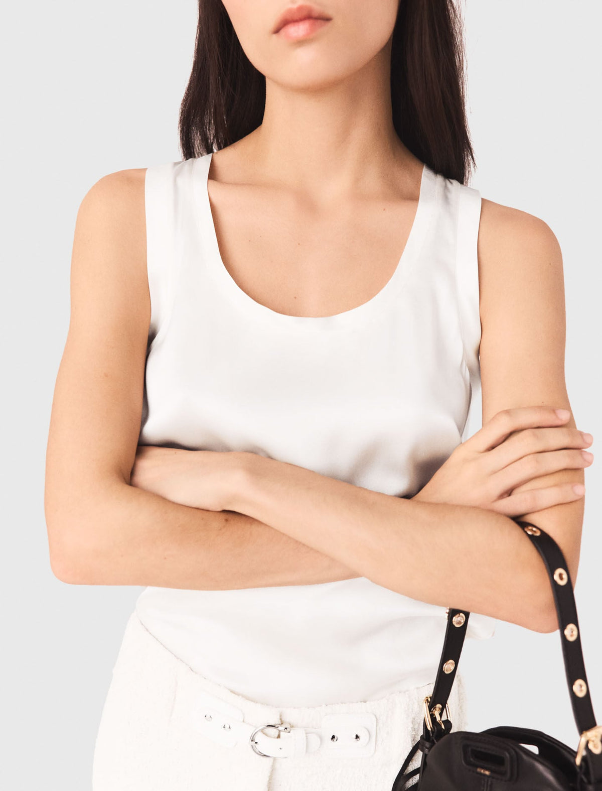 Silk tank top | Maje