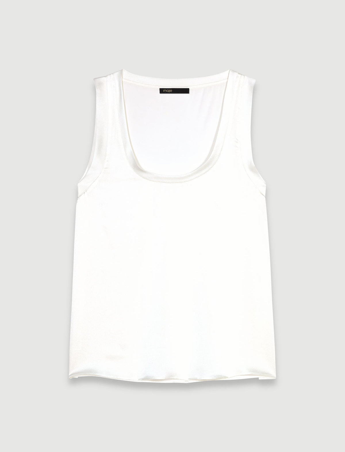 Silk tank top | Maje