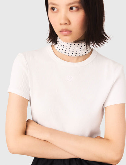 Cotton T-shirt | Maje