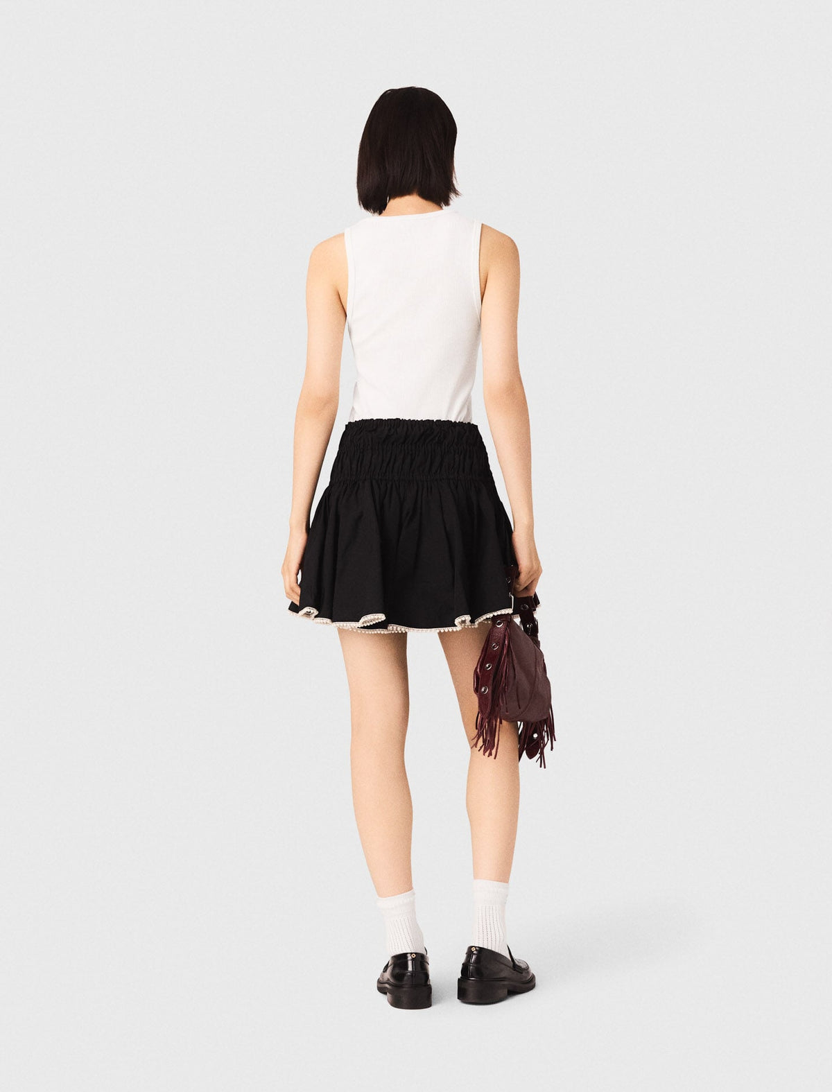 Rib knit tank top | Maje