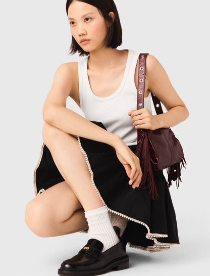 Rib knit tank top | Maje