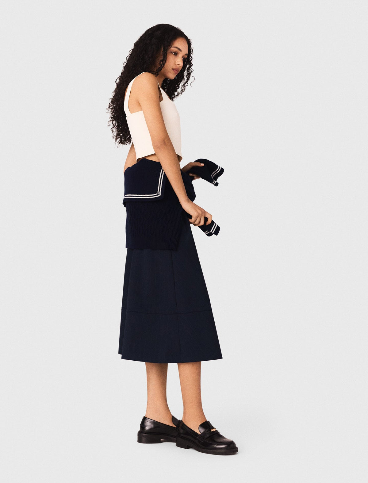 Knit crop top | Maje