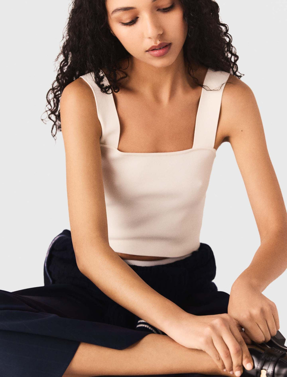 Knit crop top | Maje