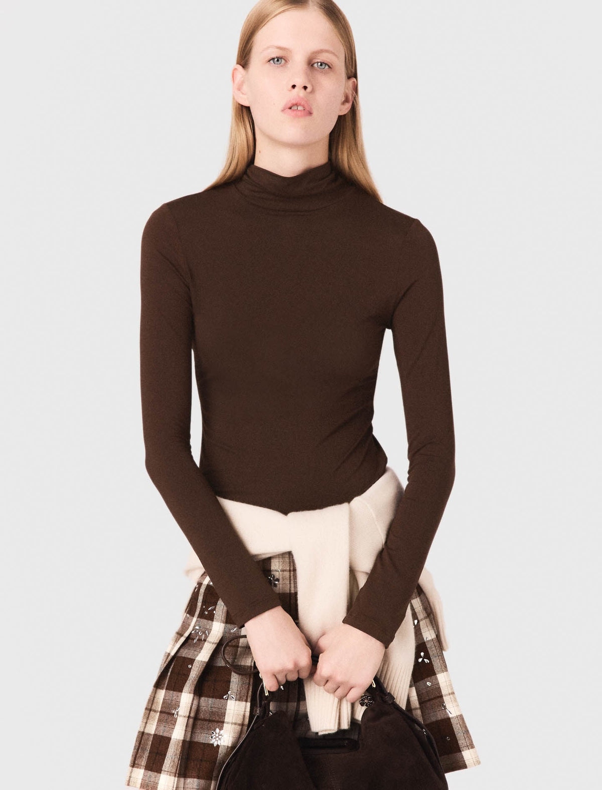 Roll neck T-shirt | Maje