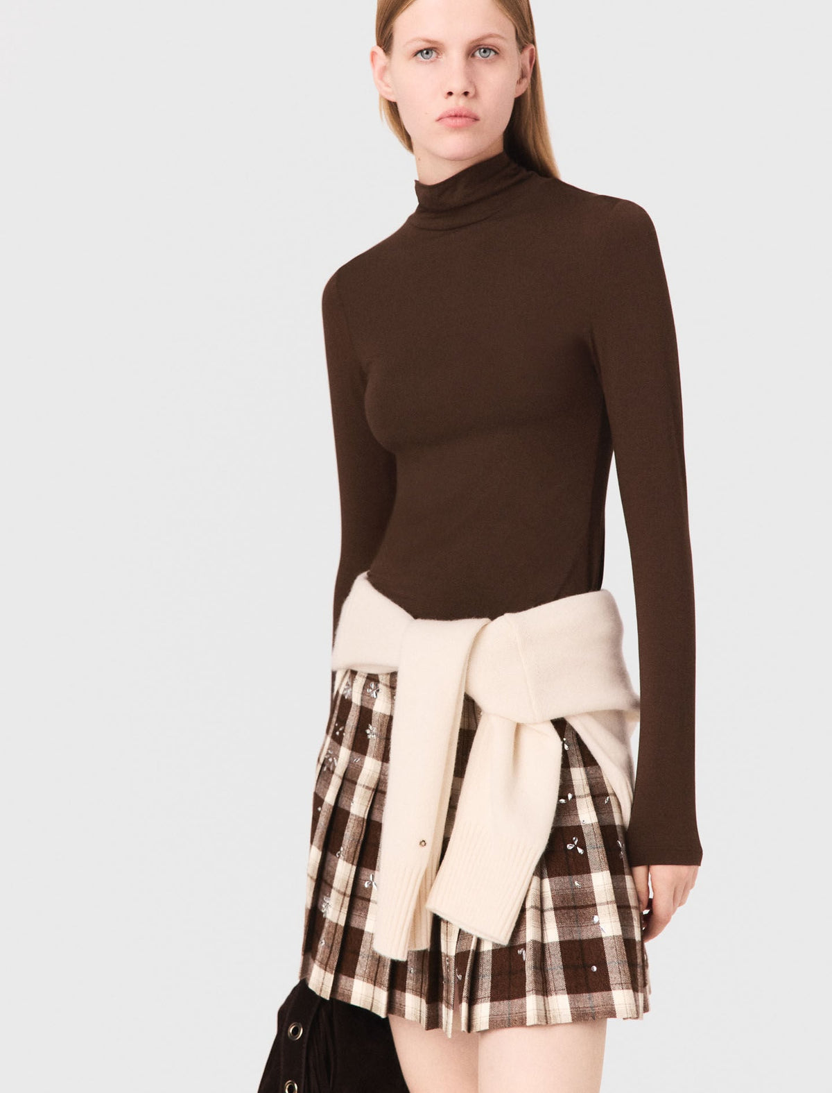 Roll neck T-shirt | Maje