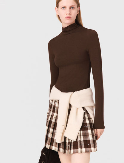Roll neck T-shirt | Maje
