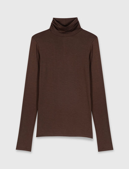 Roll neck T-shirt | Maje