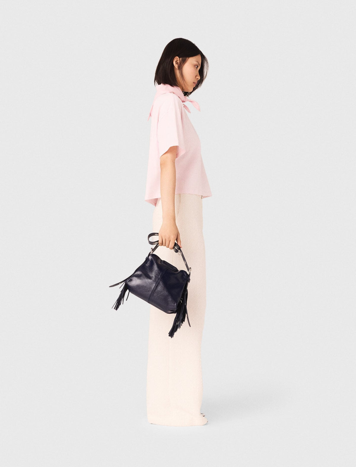 Jewellery neck T-shirt | Maje