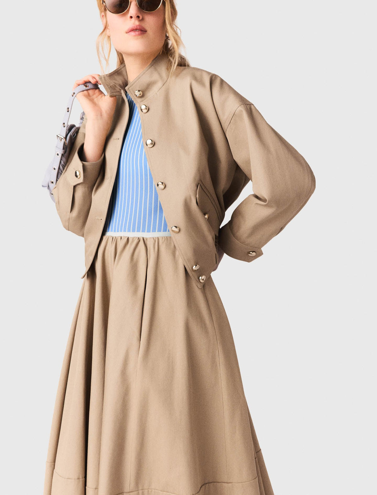 Cotton bomber jacket | Maje