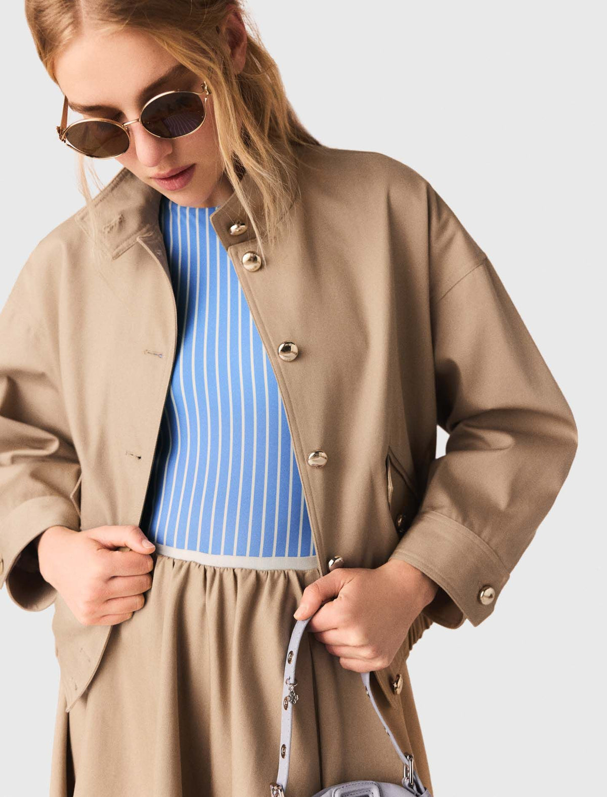 Cotton bomber jacket | Maje