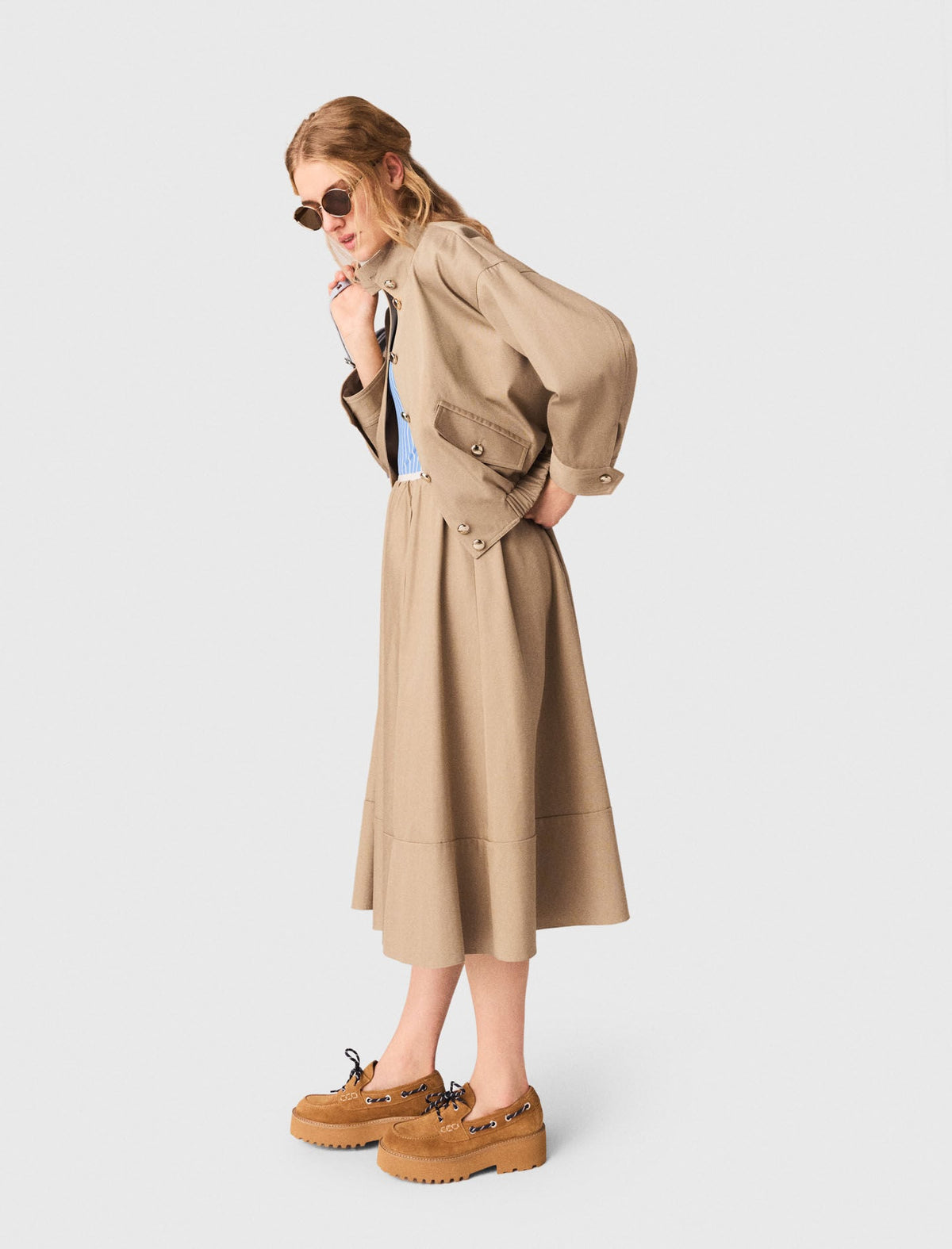 Cotton bomber jacket | Maje
