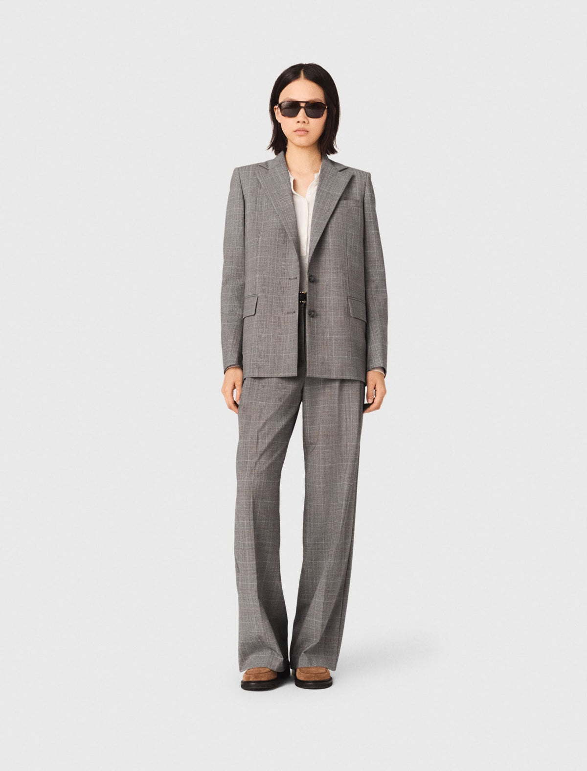 Checked suit jacket | Maje