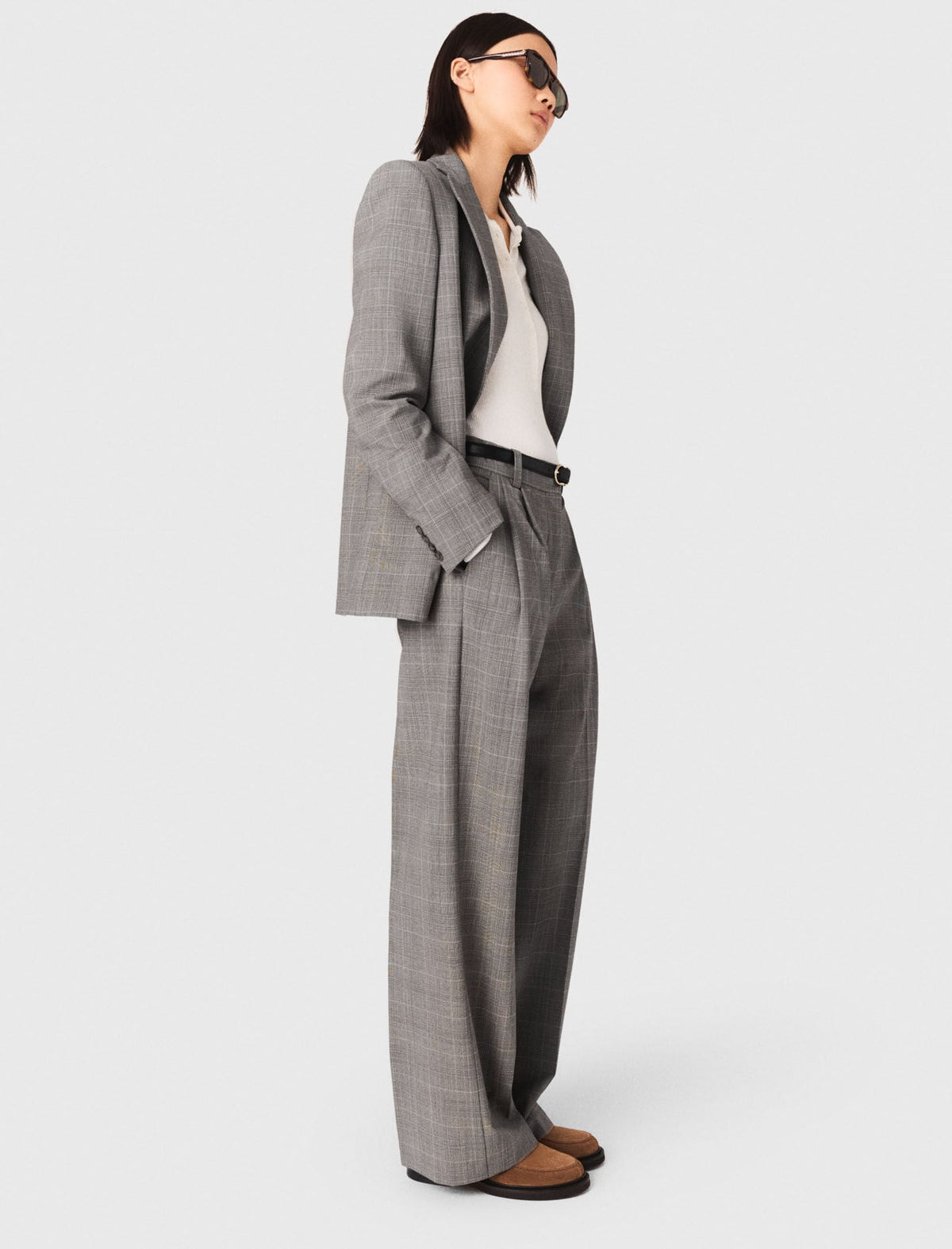 Checked suit jacket | Maje