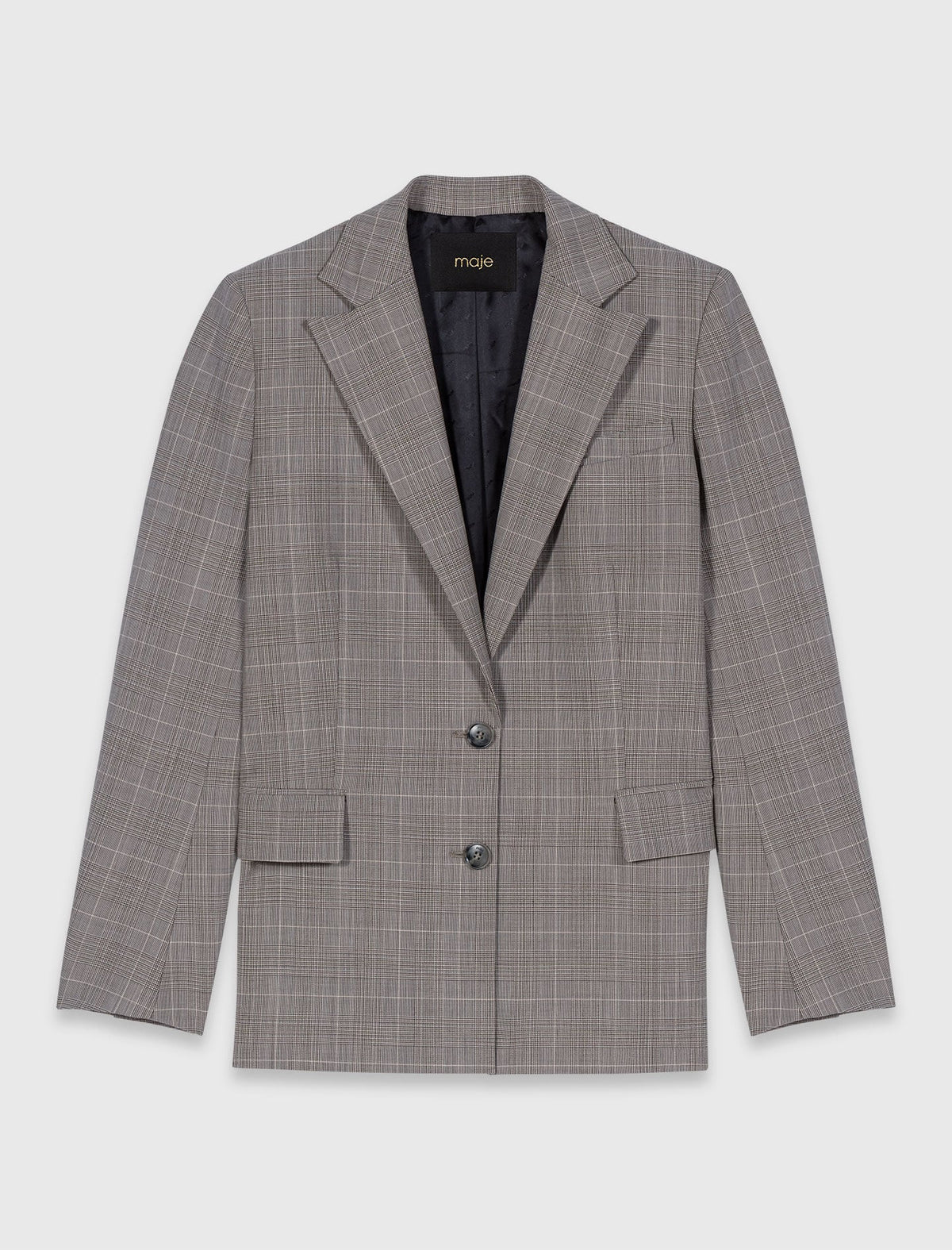 Checked suit jacket | Maje