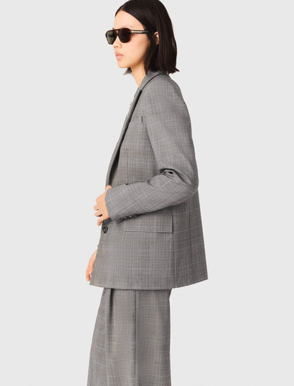 Checked suit jacket | Maje