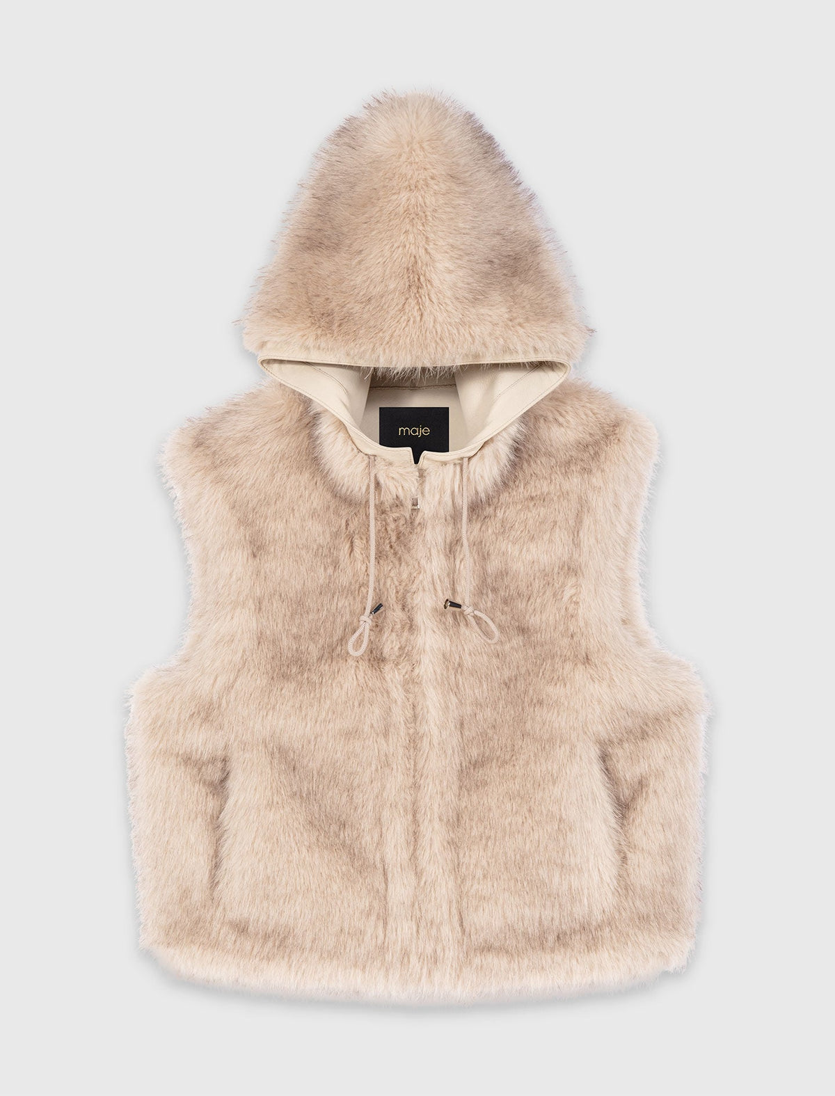 Short faux fur jacket | Maje