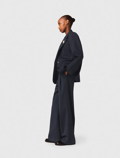 Pinstripe suit jacket | Maje