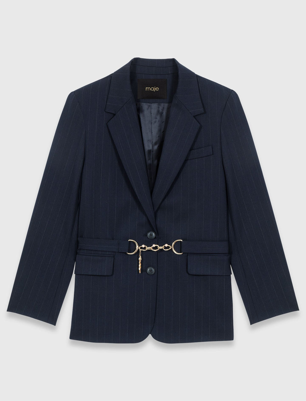 Pinstripe suit jacket | Maje
