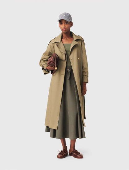 Studded trench coat | Maje