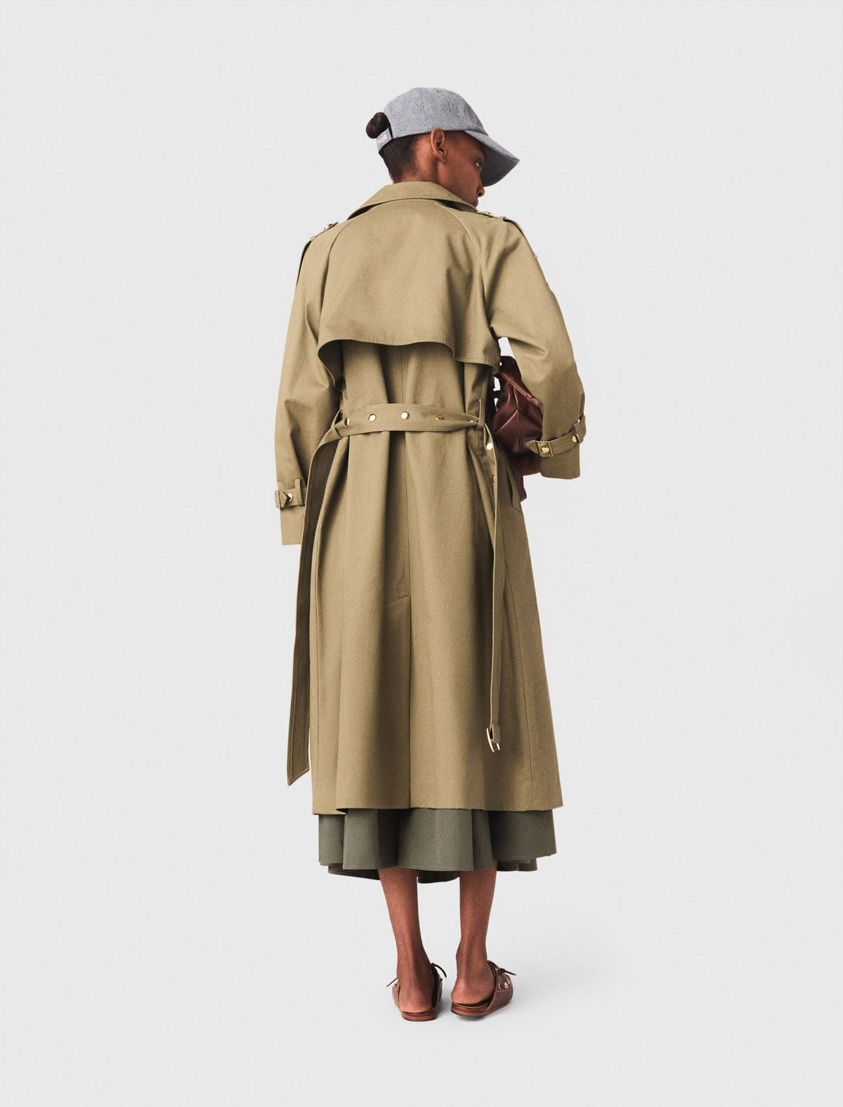 Studded trench coat | Maje