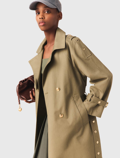 Studded trench coat | Maje
