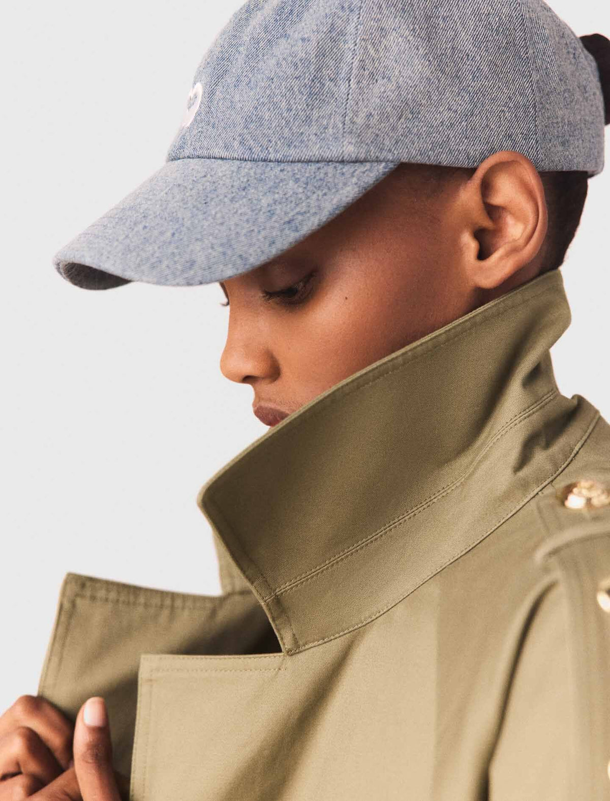 Studded trench coat | Maje