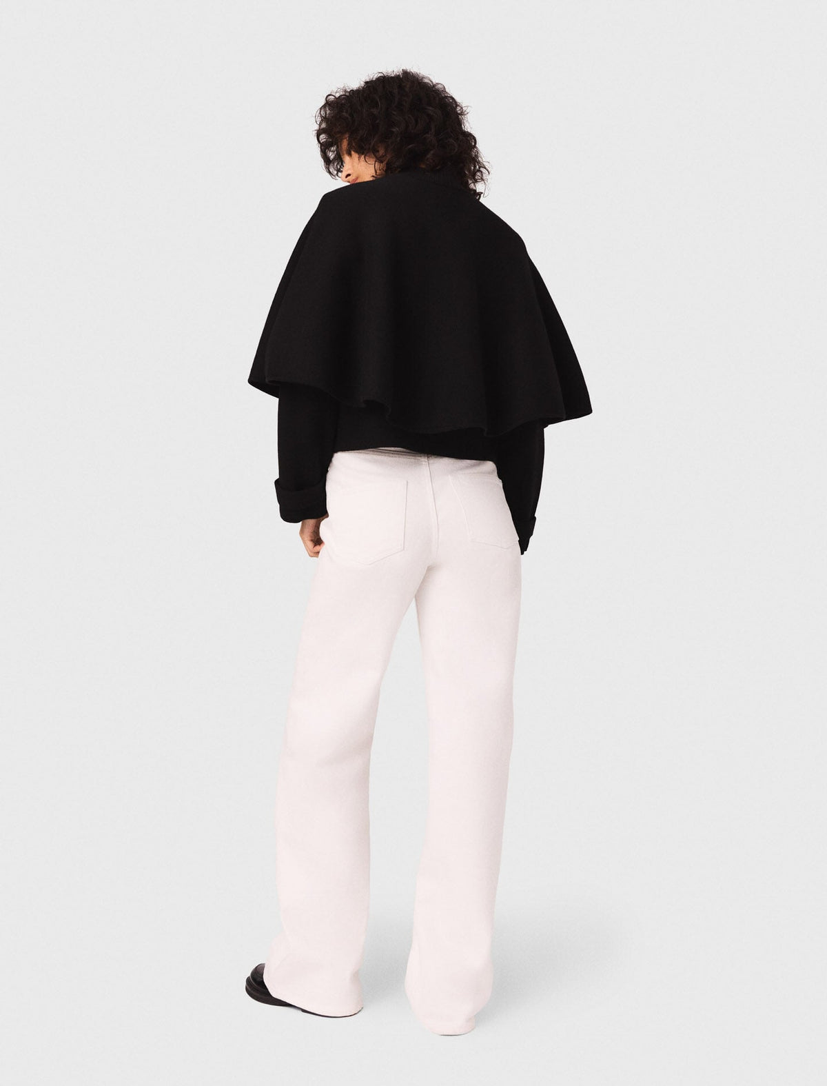 Cape-effect cardigan | Maje