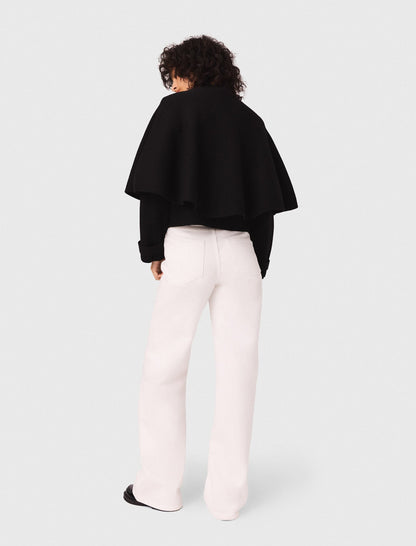 Cape-effect cardigan | Maje
