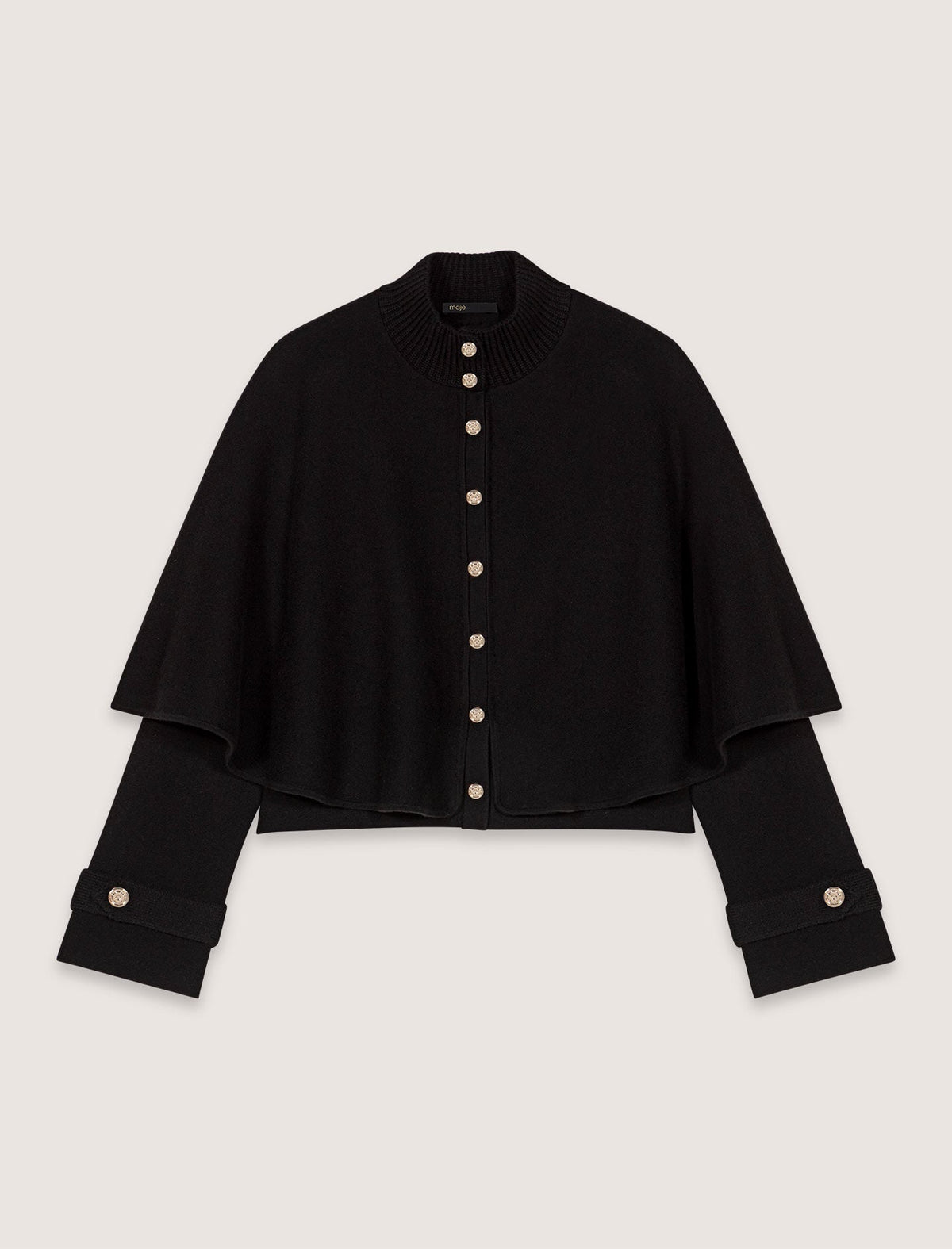 Cape-effect cardigan | Maje