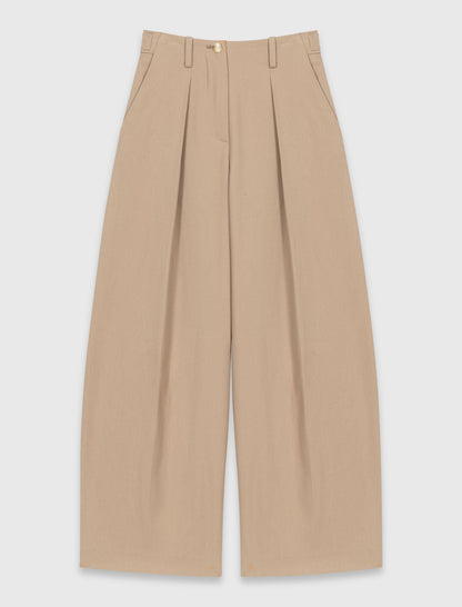 Cotton balloon trousers | Maje
