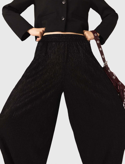 Metallic harem trousers | Maje