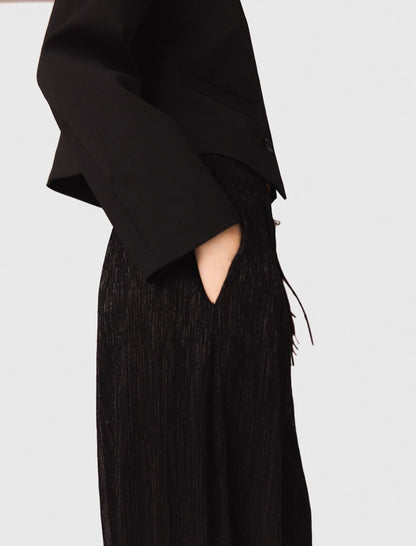 Metallic harem trousers | Maje