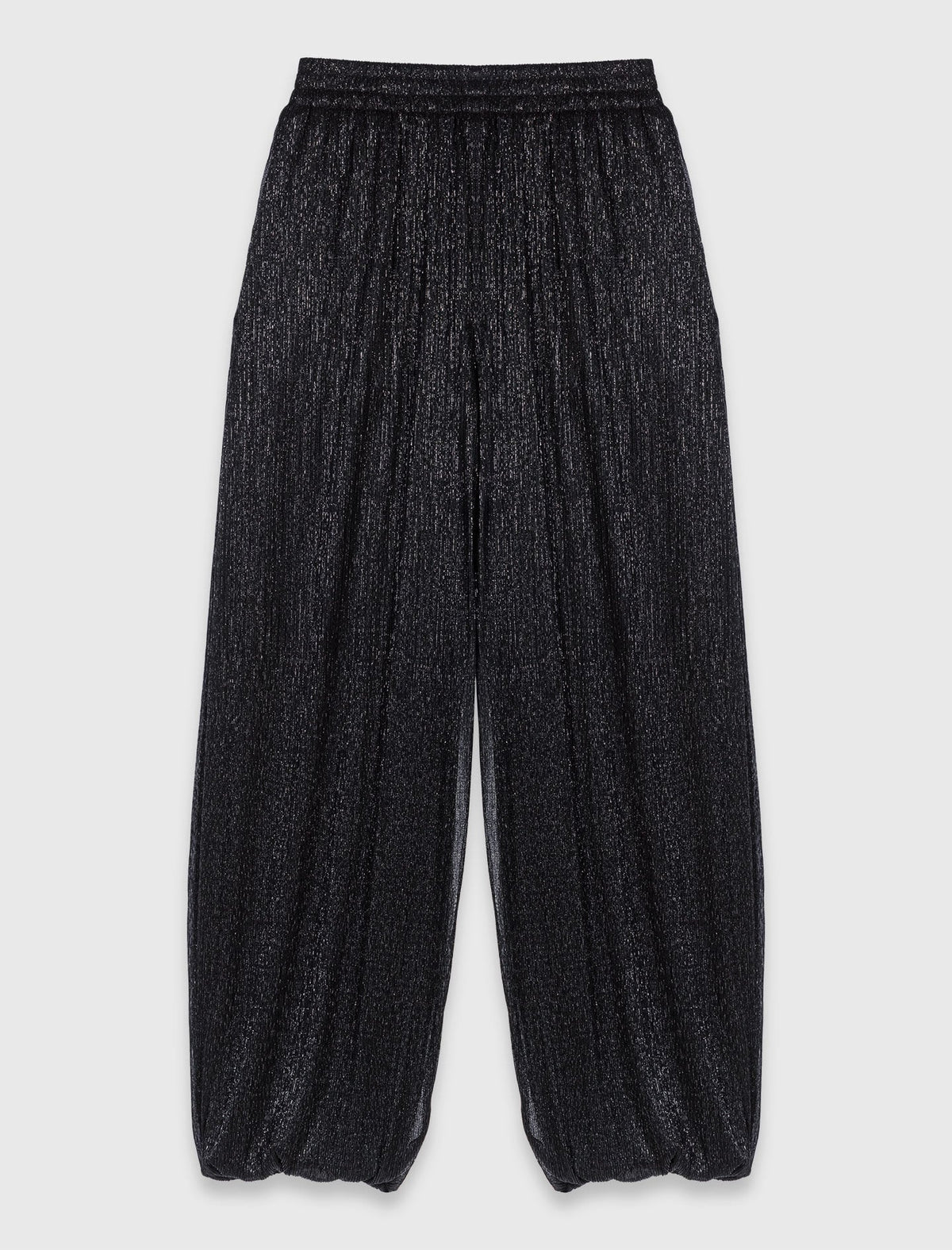 Metallic harem trousers | Maje