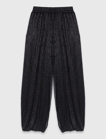 Metallic harem trousers | Maje