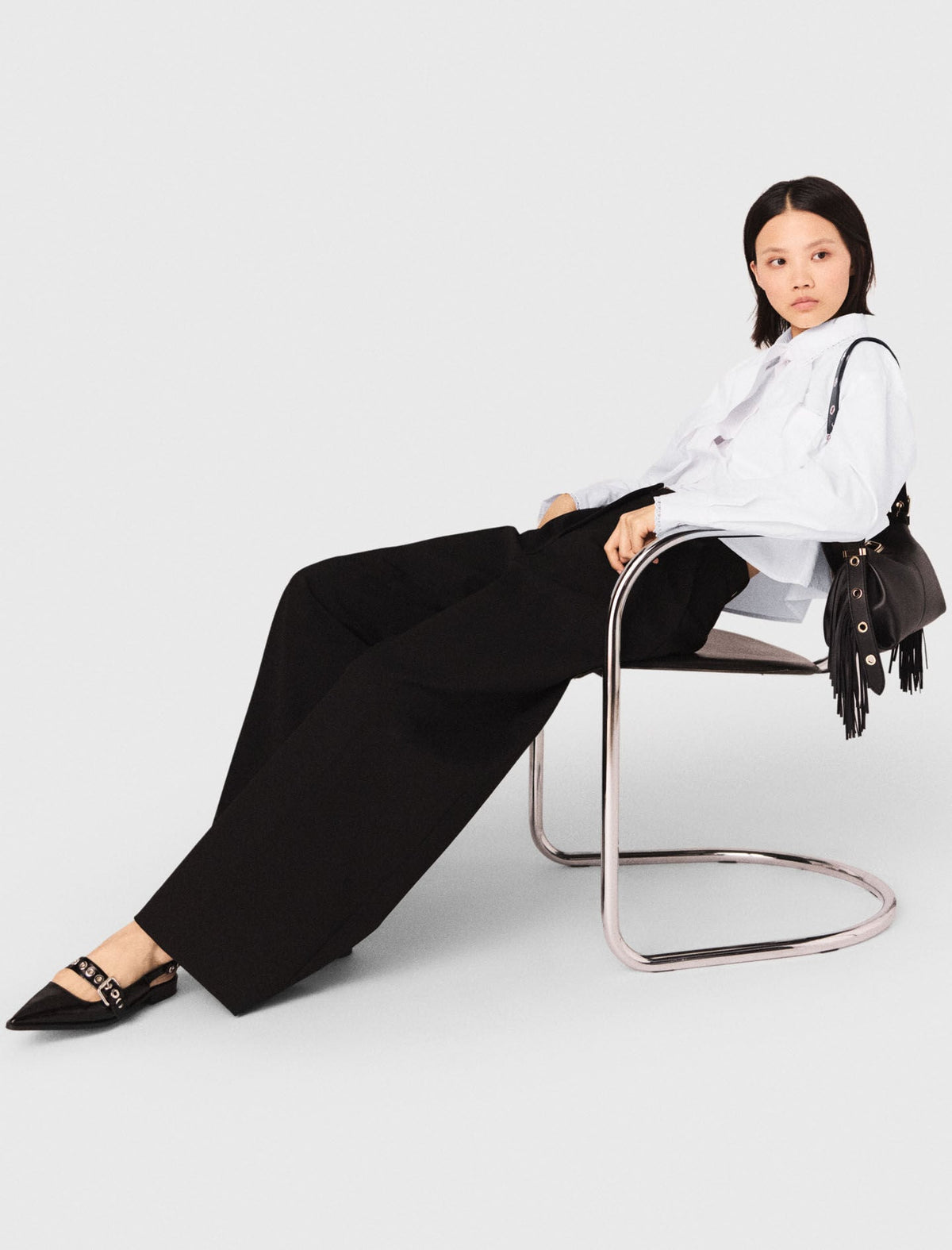 Balloon suit trousers | Maje