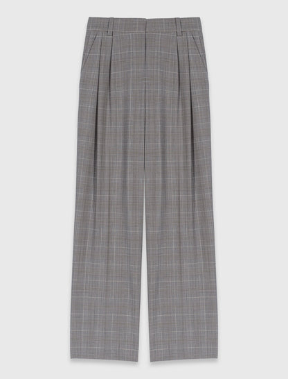 Checked suit trousers | Maje