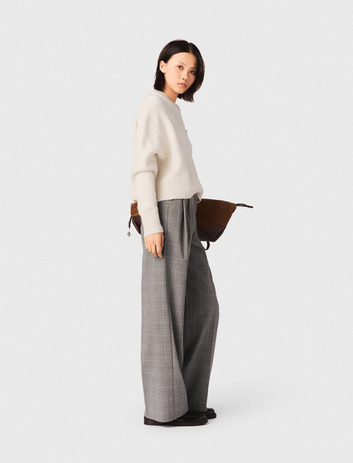 Checked suit trousers | Maje