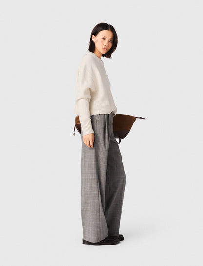 Checked suit trousers | Maje