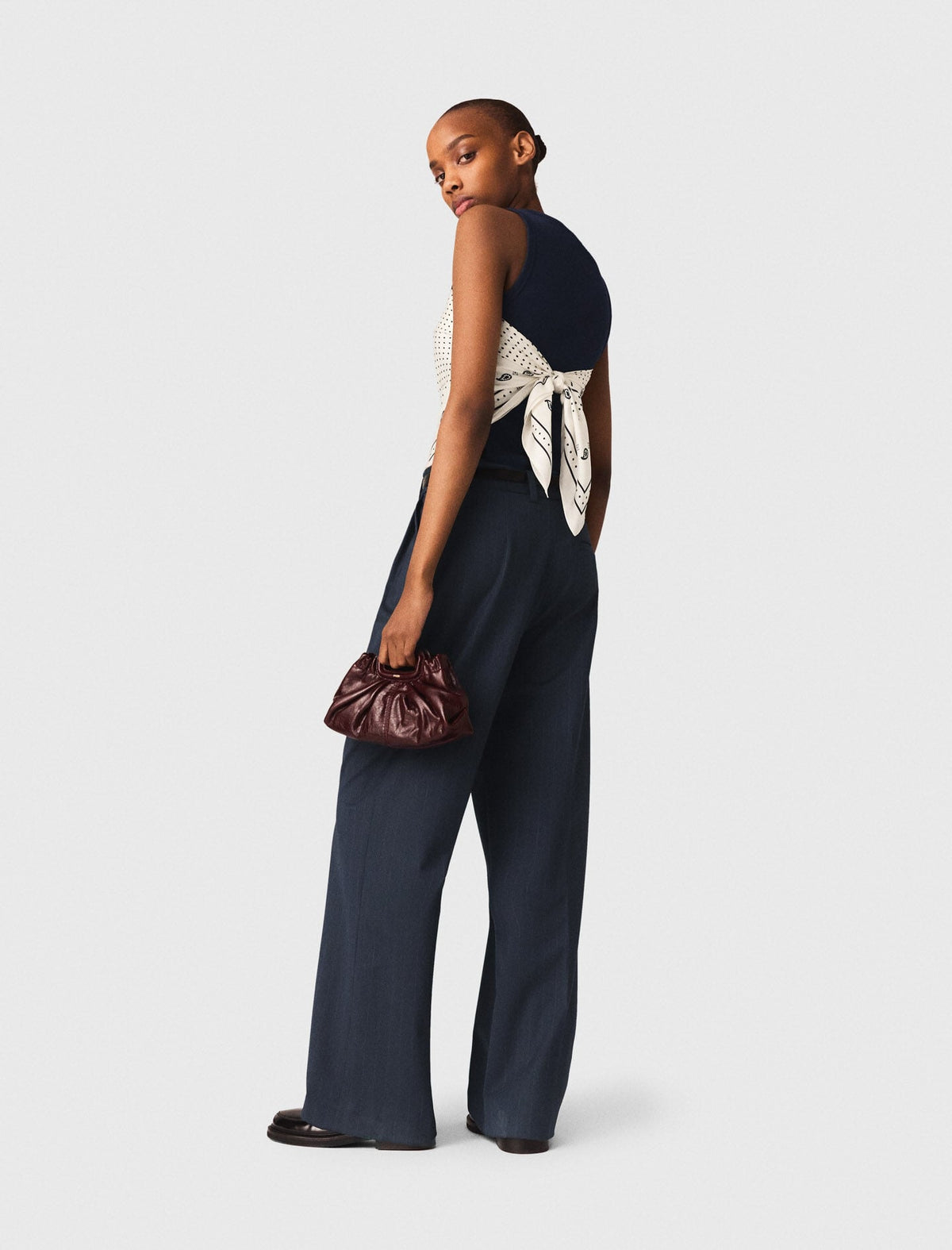 Pinstripe suit trousers | Maje