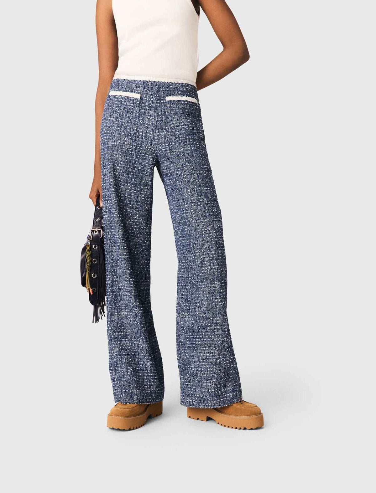 Tweed trousers | Maje