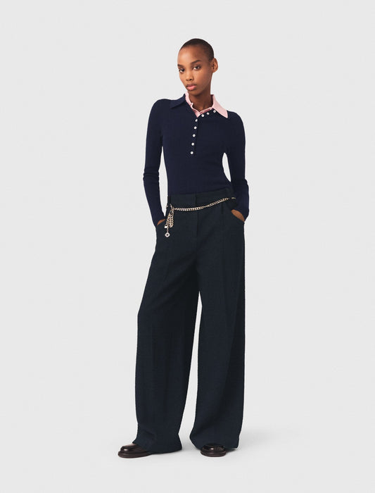 Tweed trousers | Maje