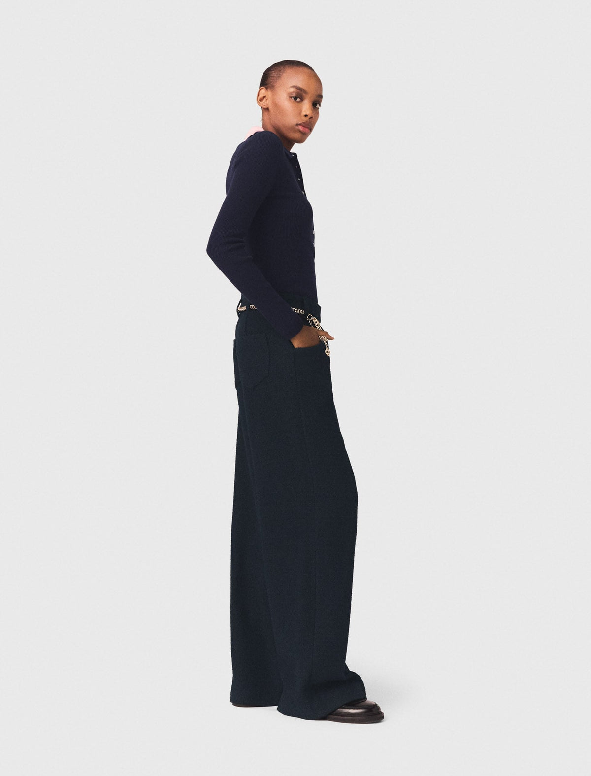 Tweed trousers | Maje