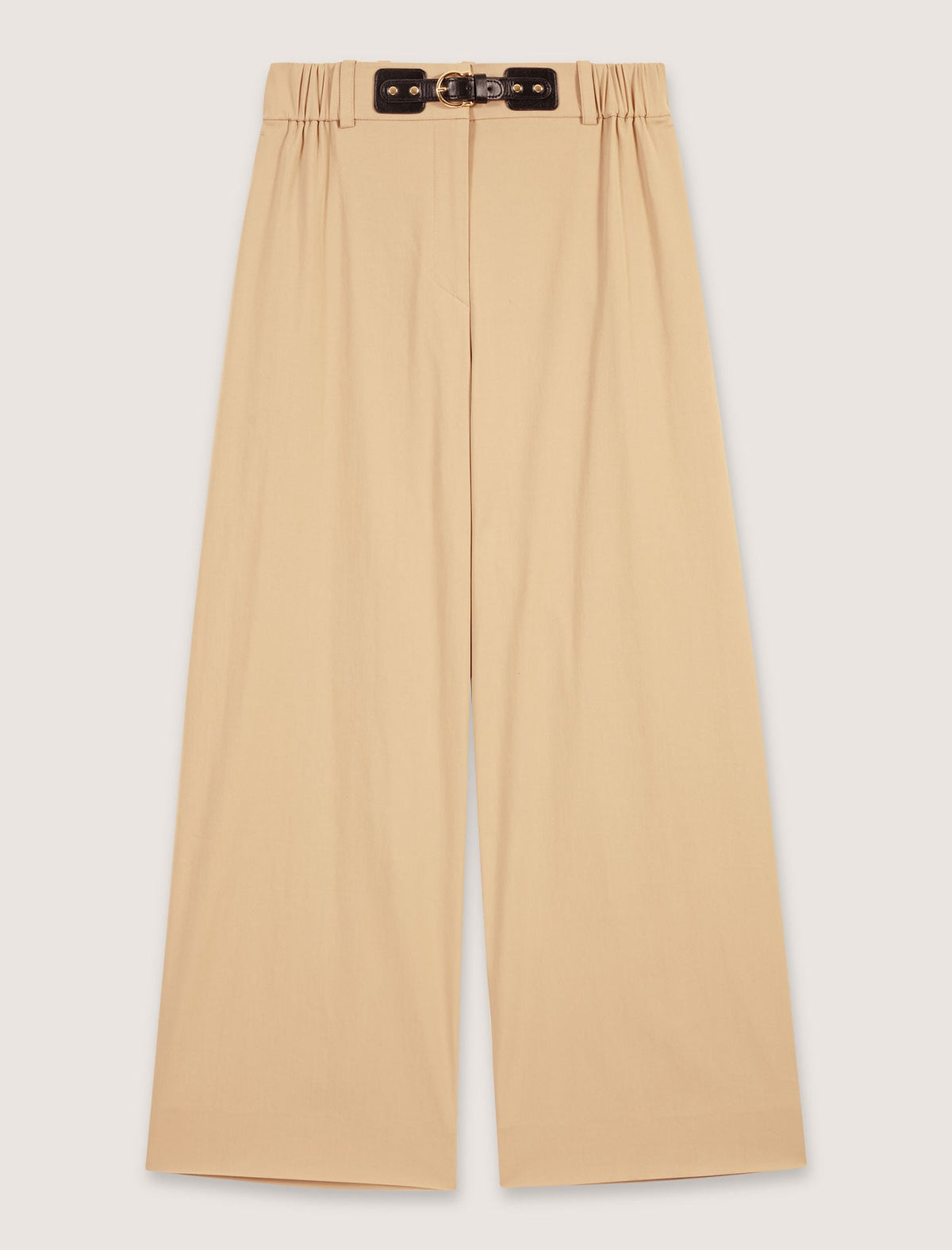 Wide-leg cotton pants | Maje