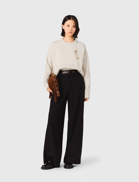 Wide-leg suit trousers | Maje