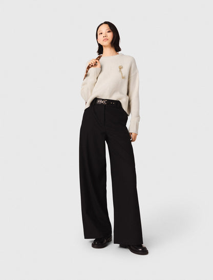 Wide-leg suit trousers | Maje