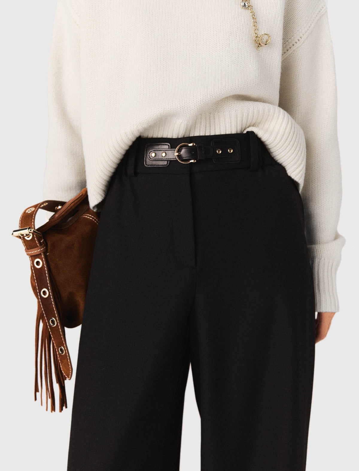 Wide-leg suit trousers | Maje