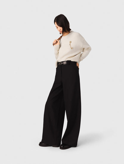 Wide-leg suit trousers | Maje