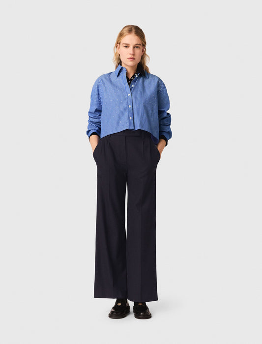 Wide-leg suit trousers | Maje